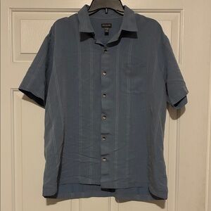 🆕 New Listing! Van Heusen Casual Blue Button Down Shirt SZ XL